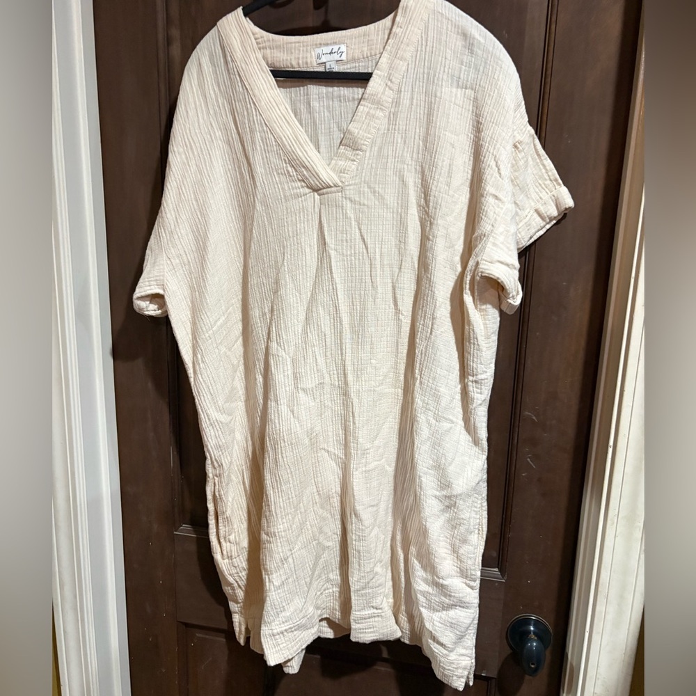 Wonderly Beige Casual Dress.